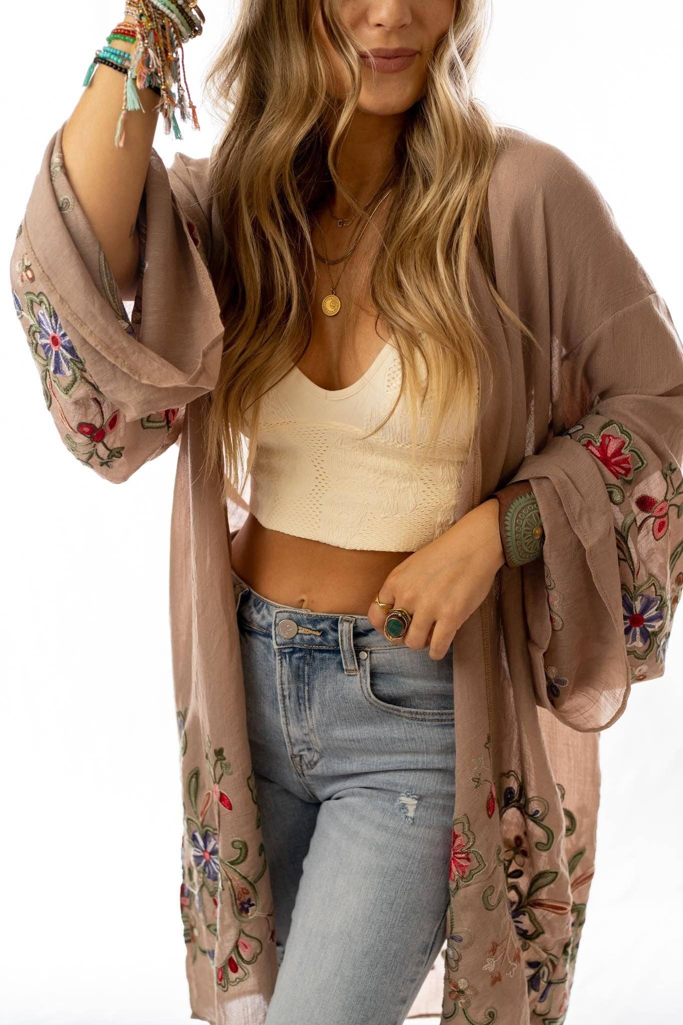Fun in Florals Kimono
