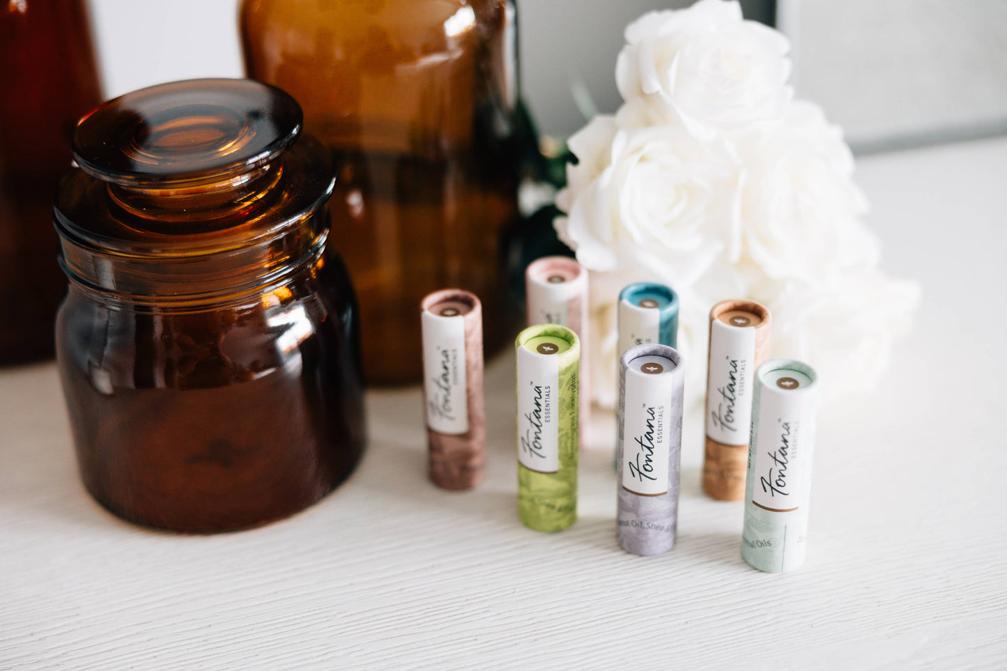 French Press Coffee Natural Beeswax Essential Oil Lip Balm