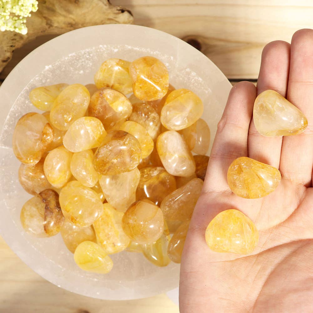 Golden Healer Tumbled Stones