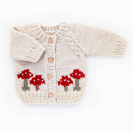 Mushroom Natural Cardigan