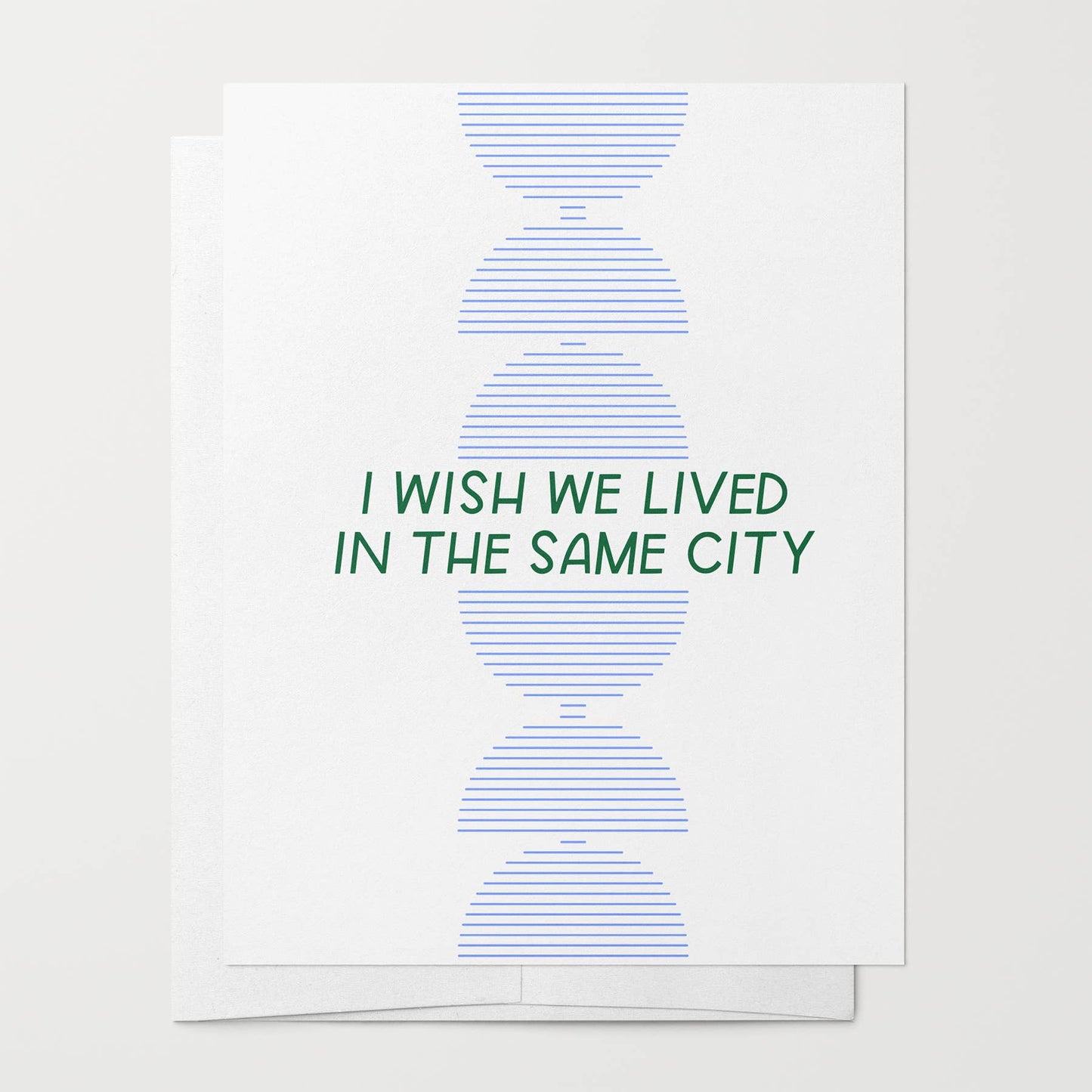 Just Follow Your Art - I Wish We Lived In The Same City Card | Friendship Card