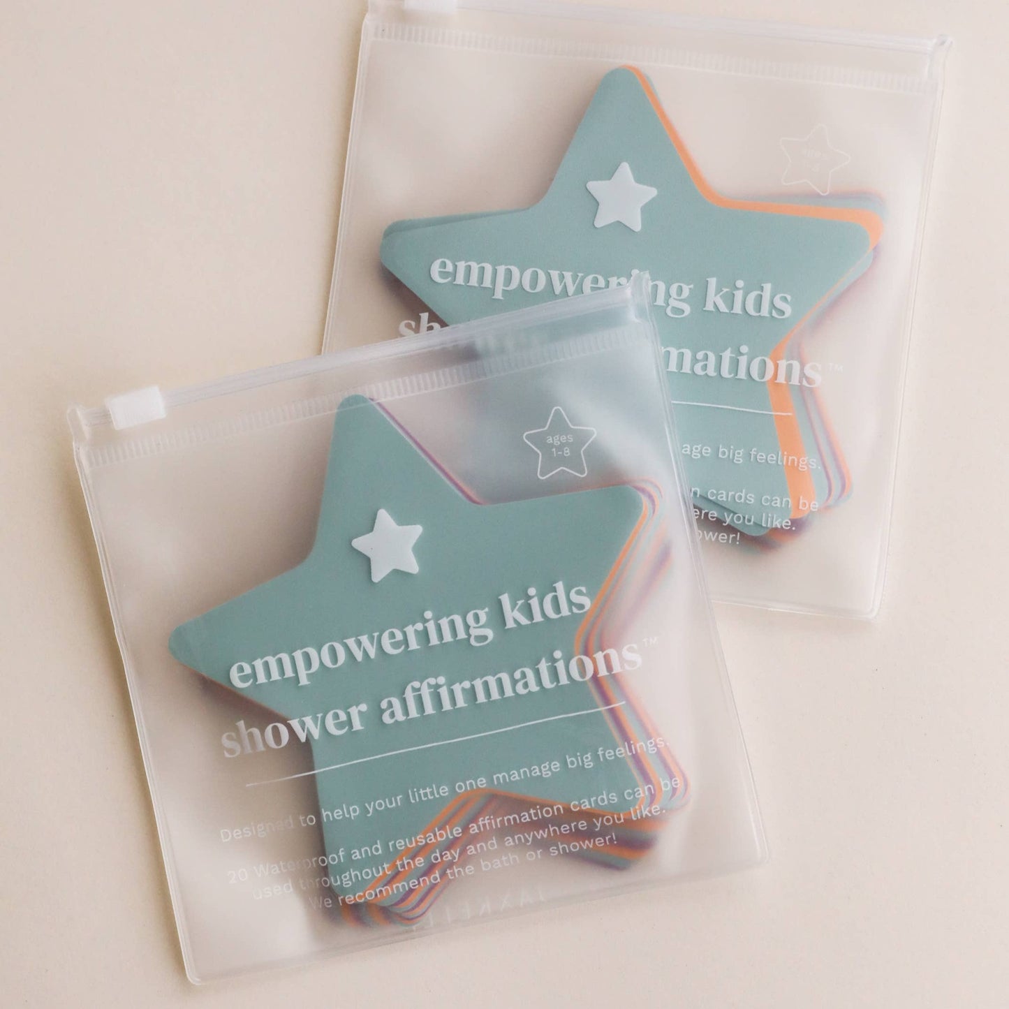 Shower Affirmation Cards - Kids