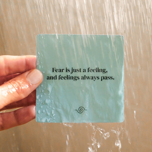 Shower Affirmation Cards - Anxiety