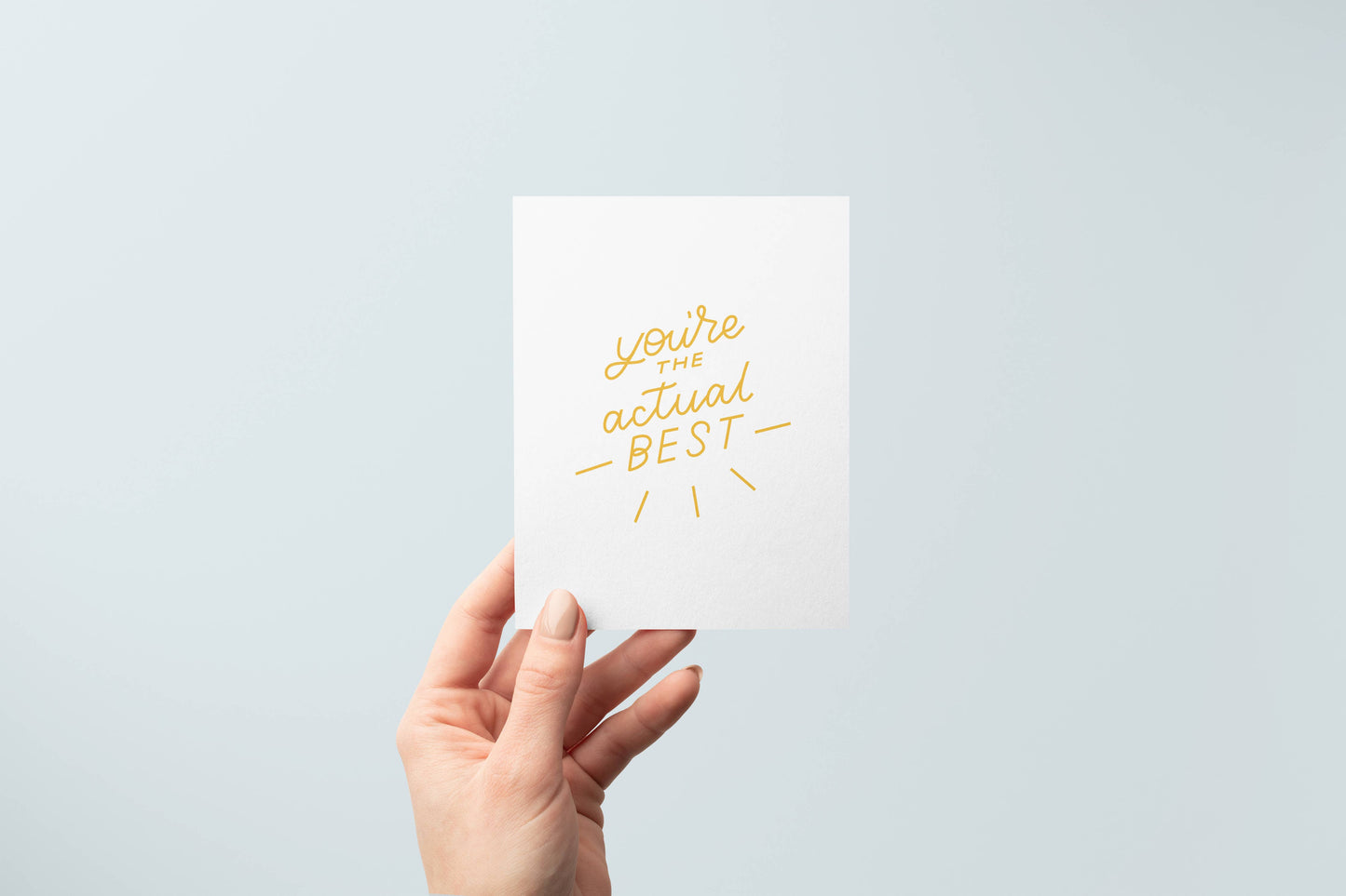 Just Follow Your Art - Actual Best Card | Appreciation Cards, Thank You Cards