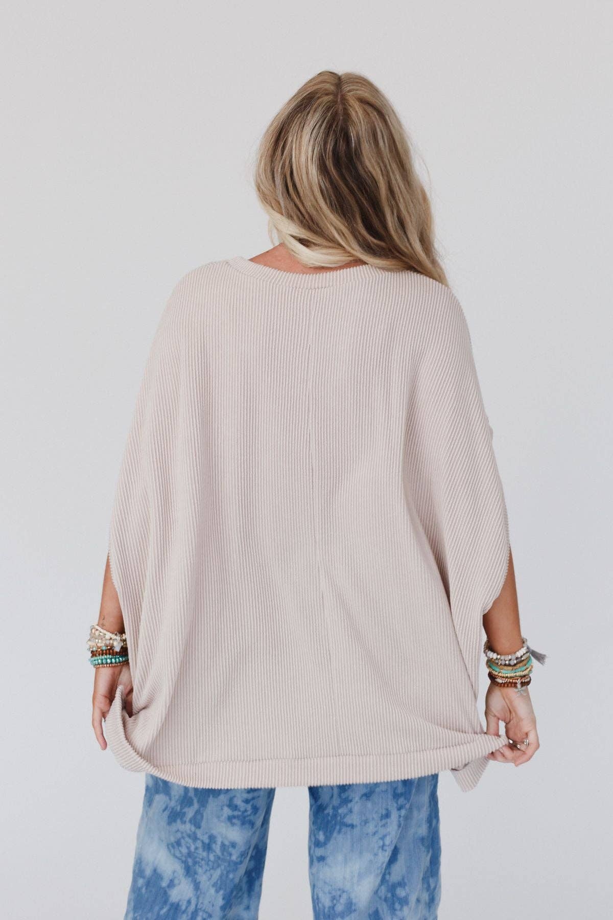 Moon Glow Texture Knit Top