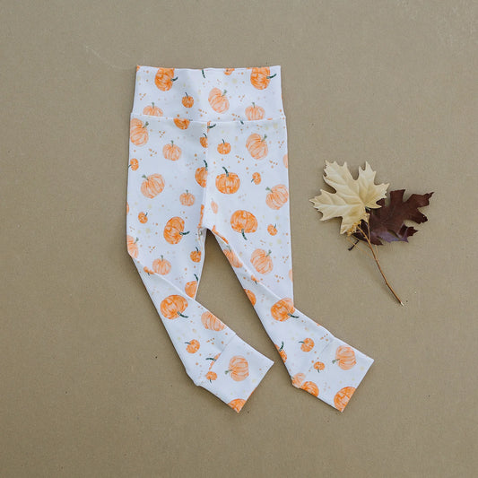 Speckled Pumpkin Kids Leggings