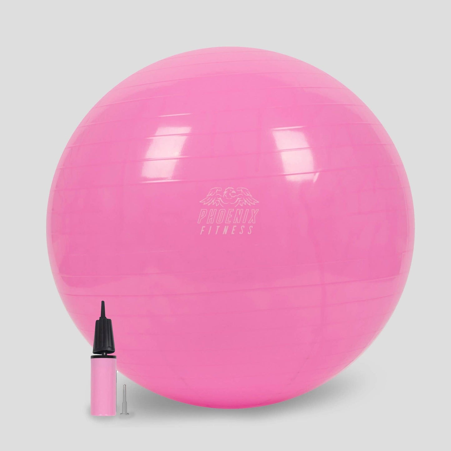 Phoenix Fitness - Fit Ball With Pump Pink