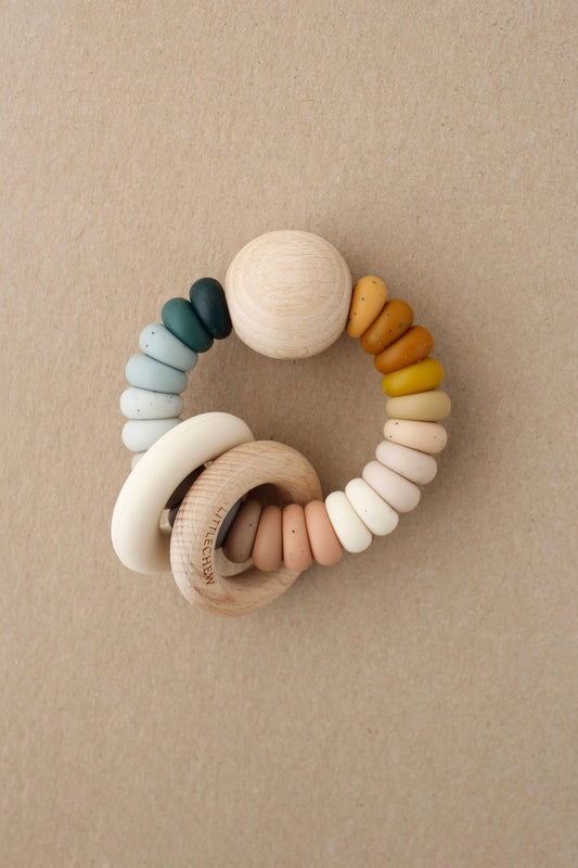 Little Chew - Rattle Teether  - Wess | Earth