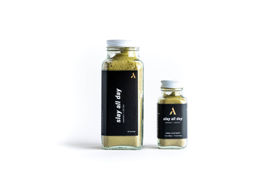 Slay All Day, an alt coffee matcha blend for energy