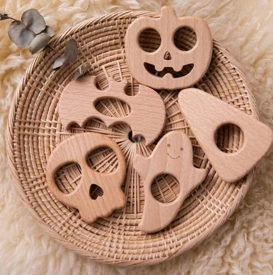 Halloween Beechwood Baby Teether